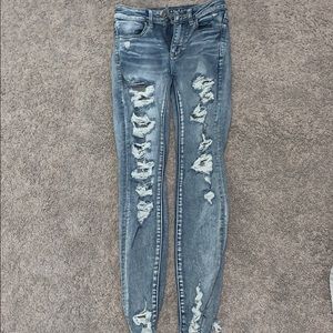 American Eagle ripped jeans